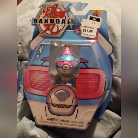 Bakugan, PINK CUBBO, single, action figure, new unopened box,4 extras included - Picture 4 of 7